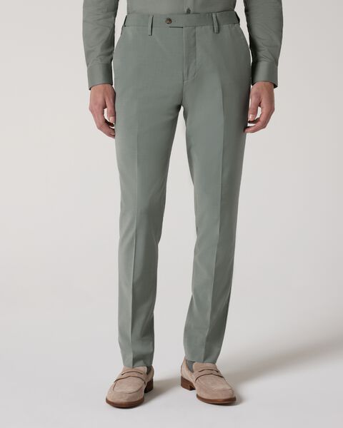 Slim Stretch Wool Blend Tailored Pant, Sage, hi-res